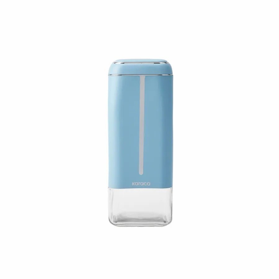 Storage Containers | Karaca Karaca Horizon Glass Storage Container, Large, Blue