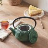 Teapots | Karaca Karaca Greenish Cast Iron Induction Teapot, 600Ml, Green Black