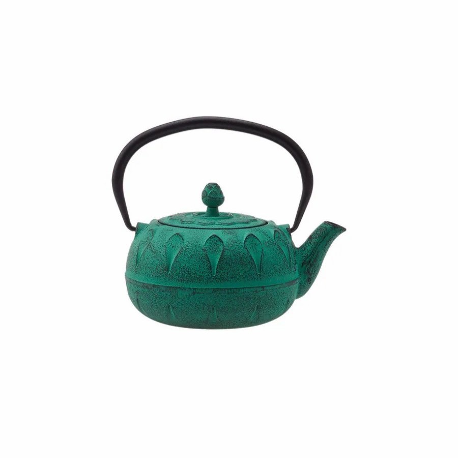 Teapots | Karaca Karaca Greenish Cast Iron Induction Teapot, 600Ml, Green Black