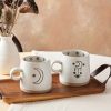 Mugs | Karaca Karaca Moon & Sun 2 Piece Stoneware Mug Set, 300Ml, White Multi